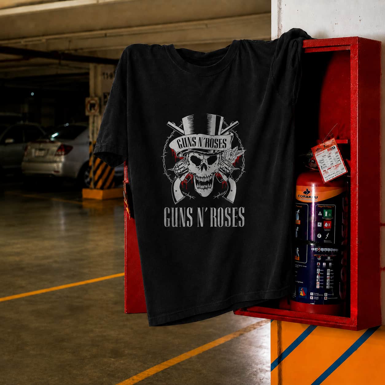 Playera Guns N' Roses | Top Hat Skull