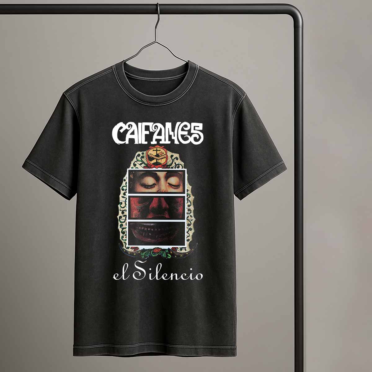 Playera Pigment Wash Caifanes | El Silencio