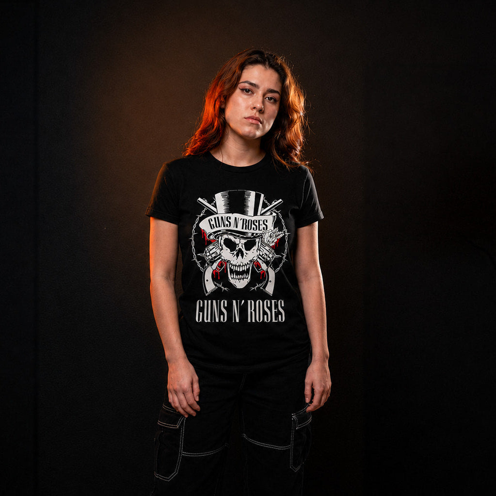 Playera Guns N' Roses | Top Hat Skull