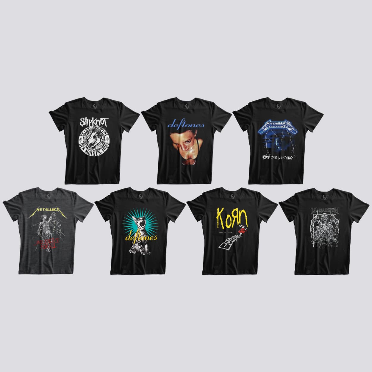 Pack Metal · 25 playeras