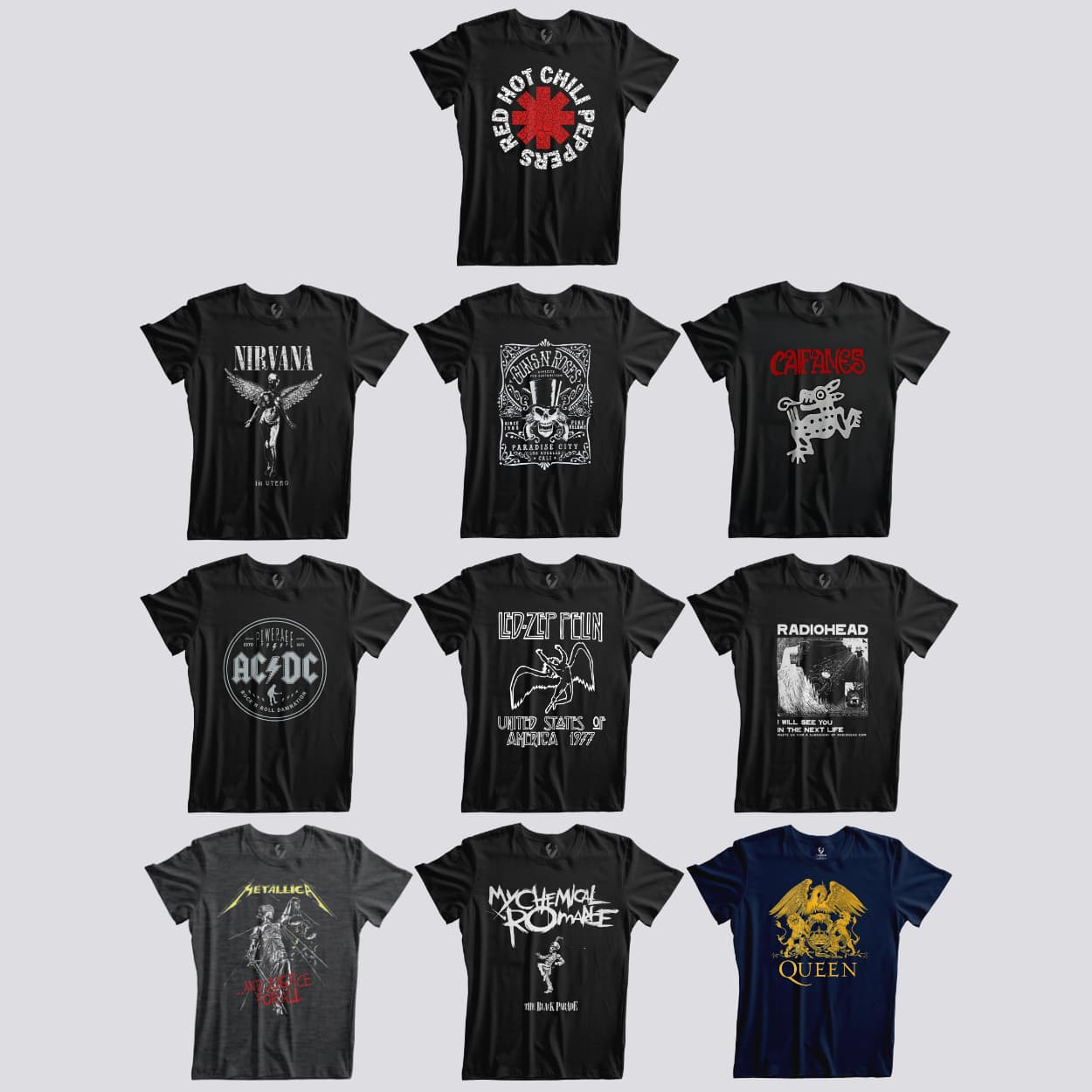 Pack Best-Sellers · 25 playeras