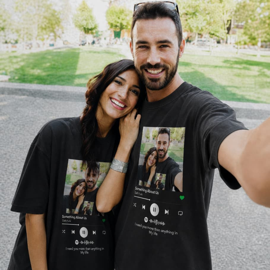 Playera Oversize Personalizada: Tu Canción Aquí