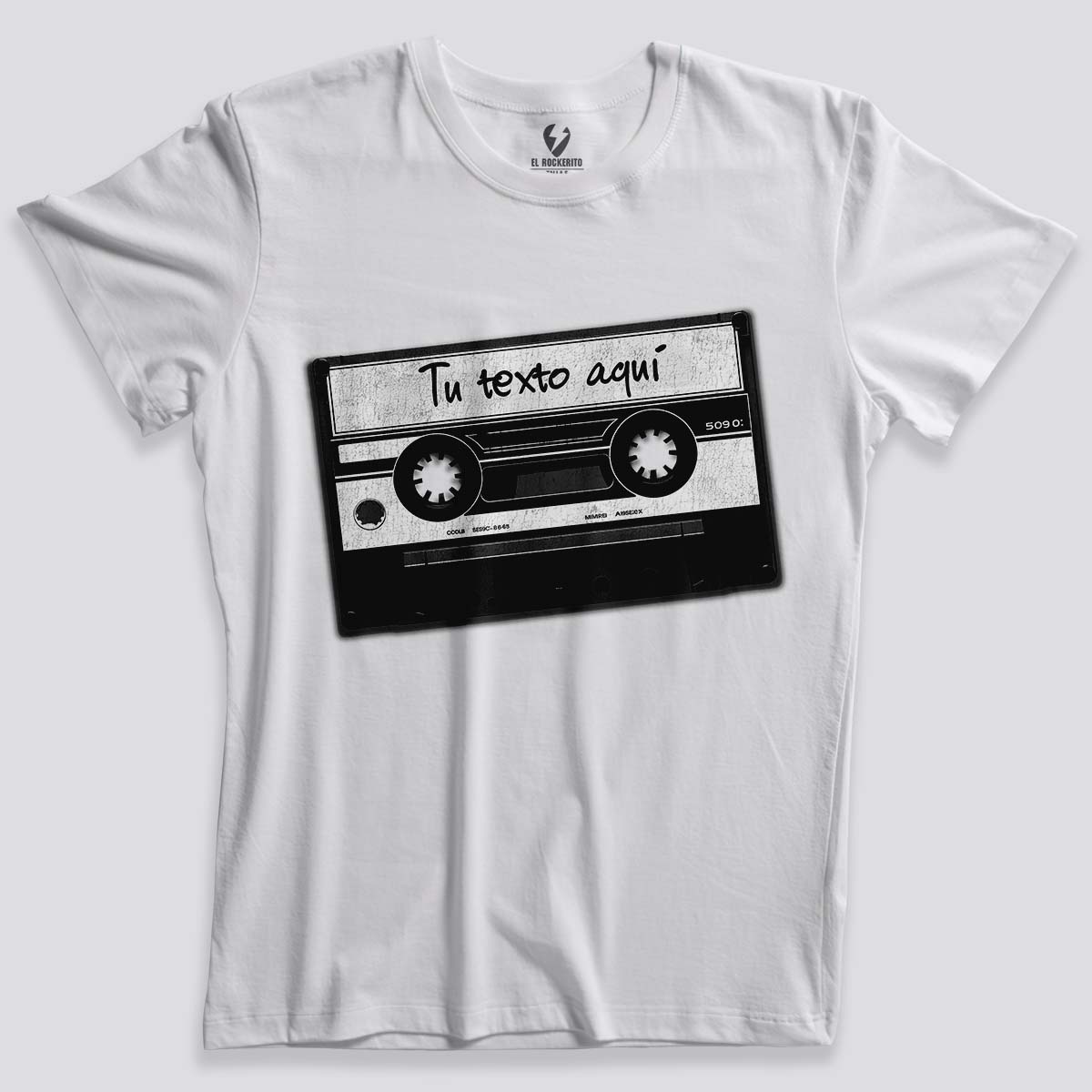 Playera Cassette Personalizada - El Rockerito