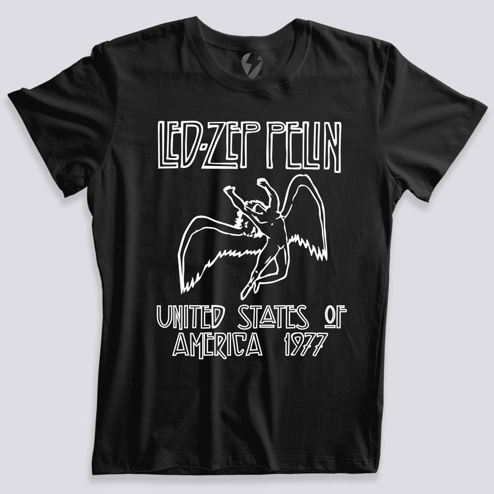 Playera Led Zeppelin | Tour 1977 - El Rockerito
