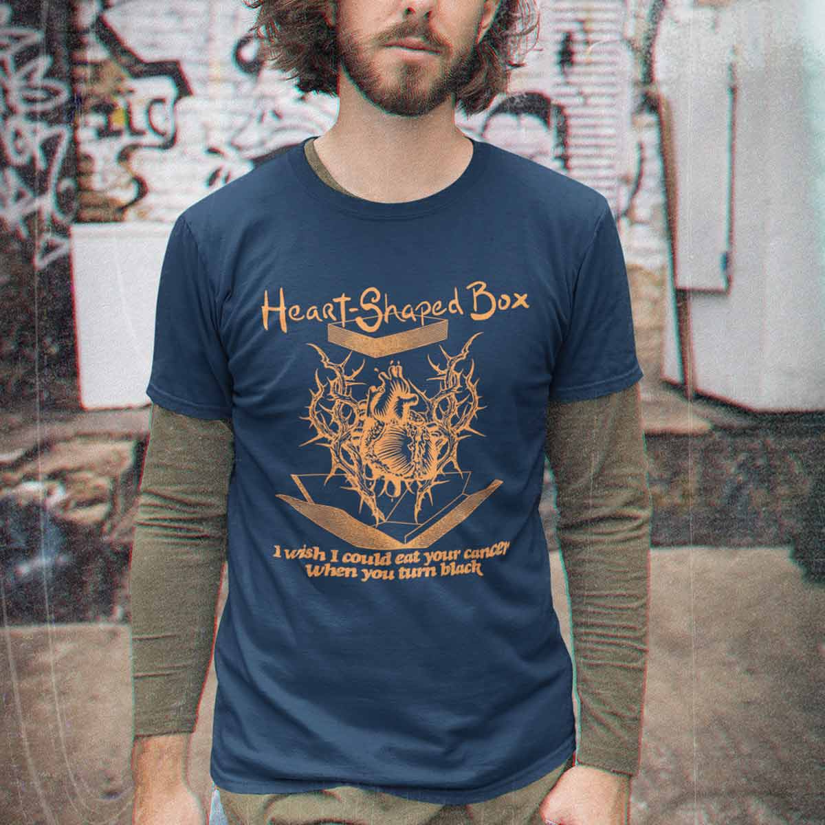 Playera Nirvana | Heart Shaped Box - El Rockerito