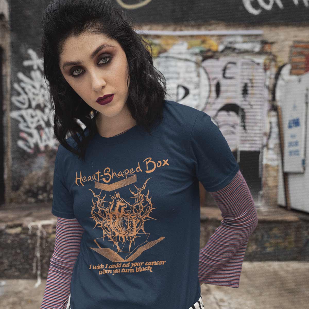 Playera Nirvana | Heart Shaped Box - El Rockerito