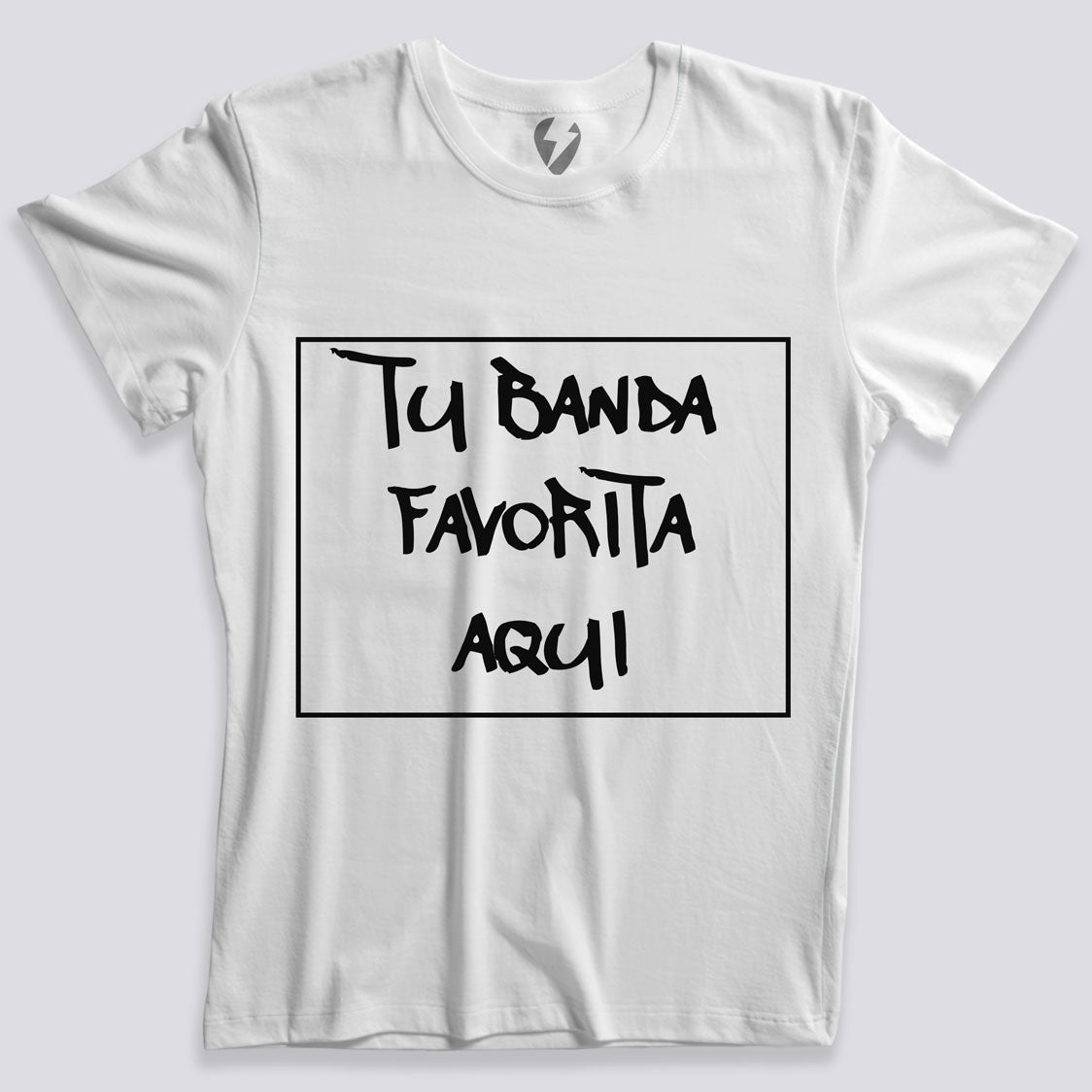 Playera Personalizada: Tu Banda Aquí - El Rockerito