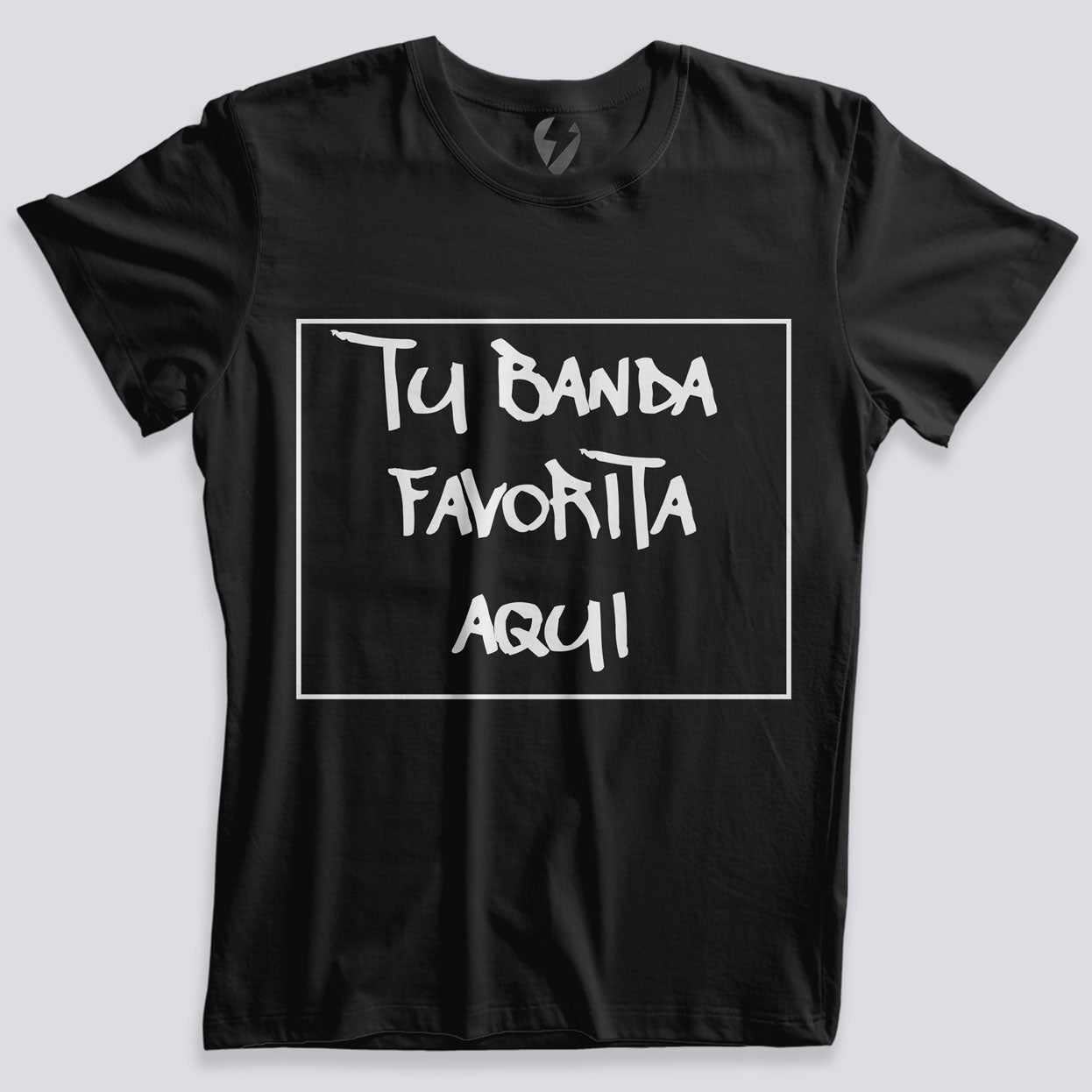 Playera Personalizada: Tu Banda Aquí - El Rockerito