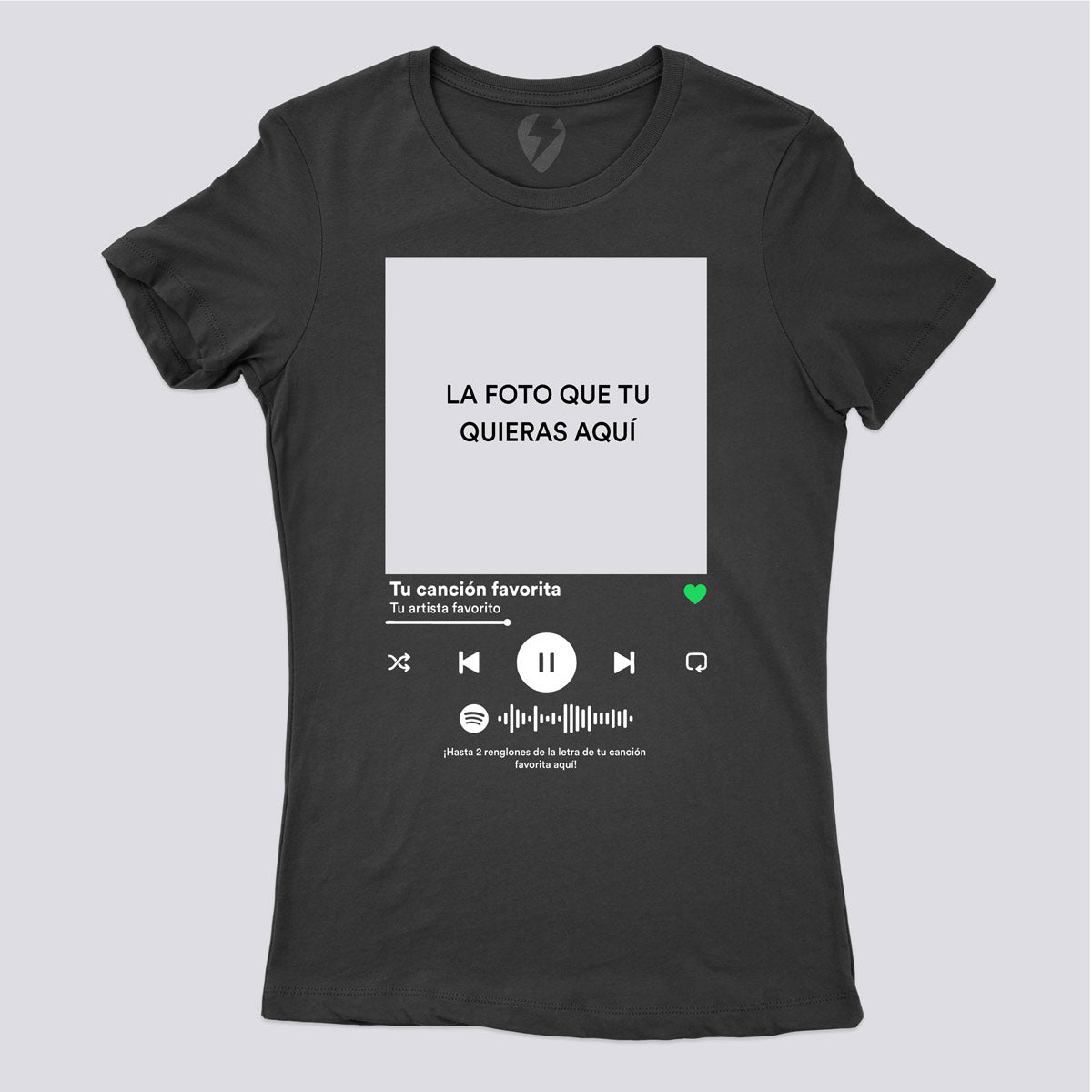 Playera Personalizada: Tu Canción Aquí - El Rockerito