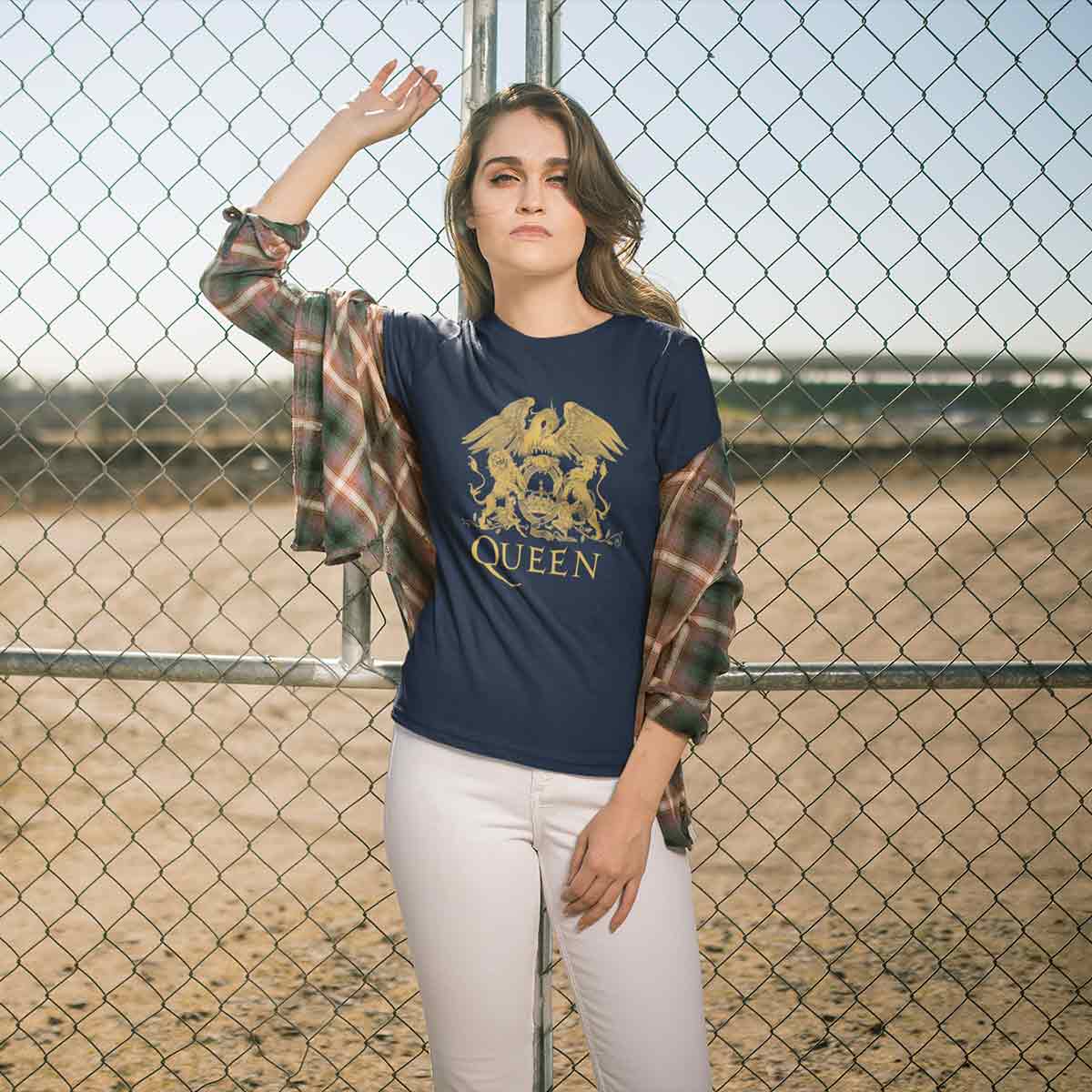 Playera Queen Logo - El Rockerito