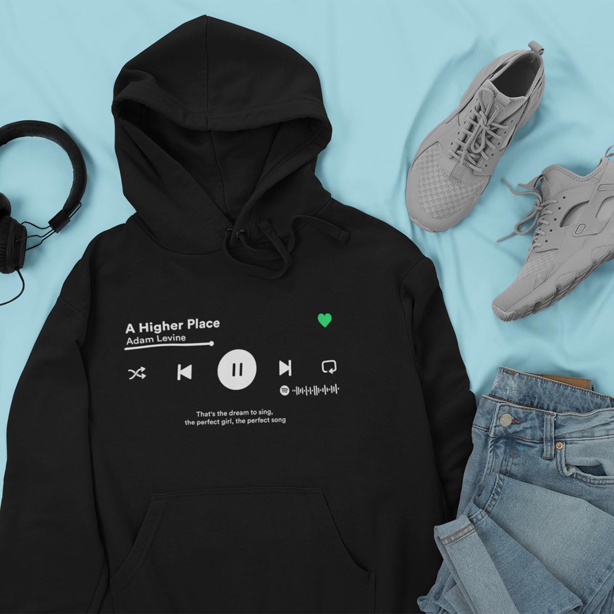 Sudadera Personalizada: Tu Canción Aquí - El Rockerito