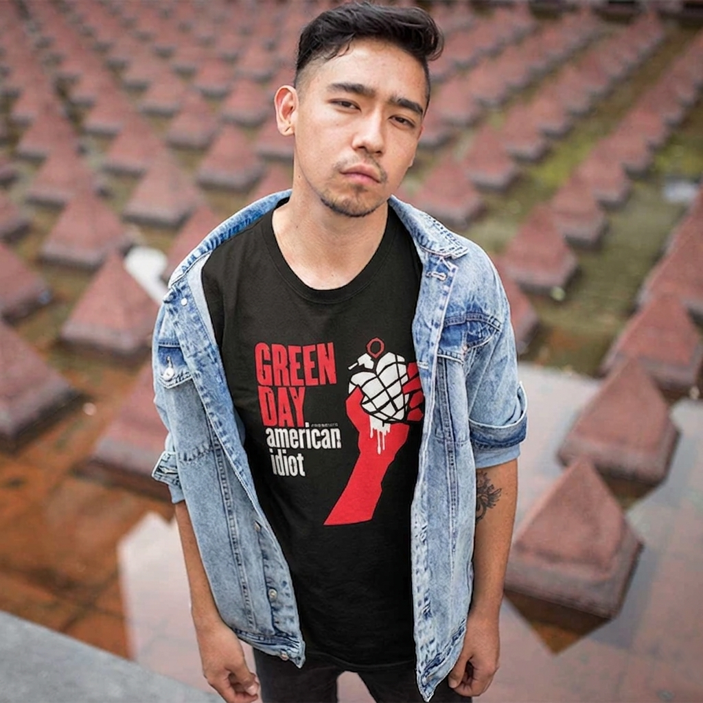Playera Green Day Invertido | American Idiot
