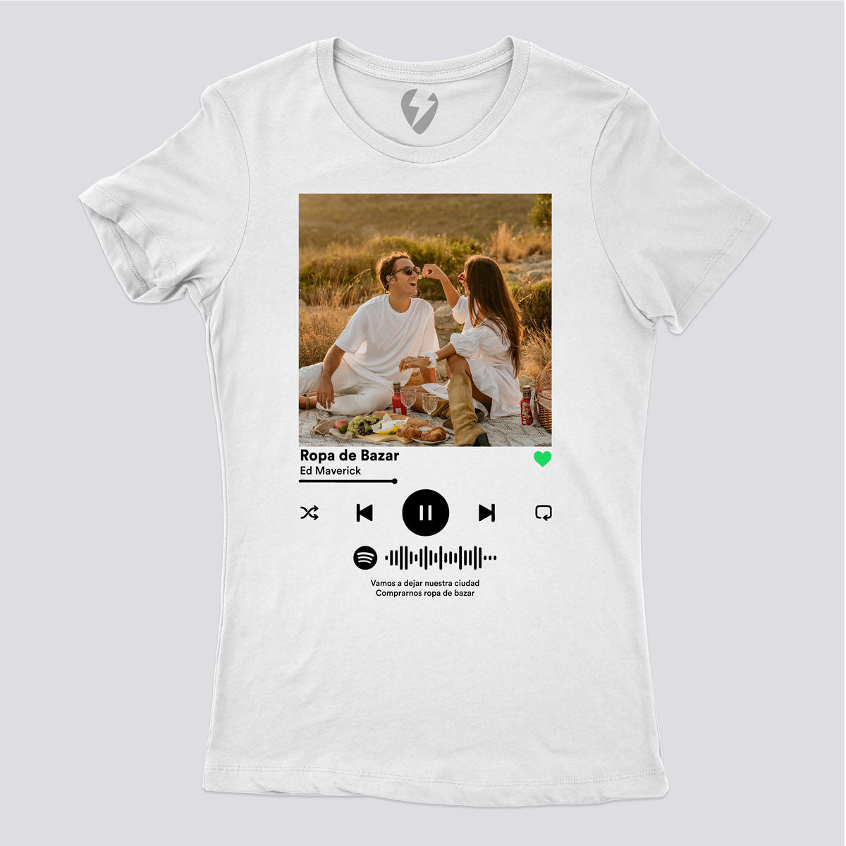 Playera Personalizada: Tu Canción Aqui