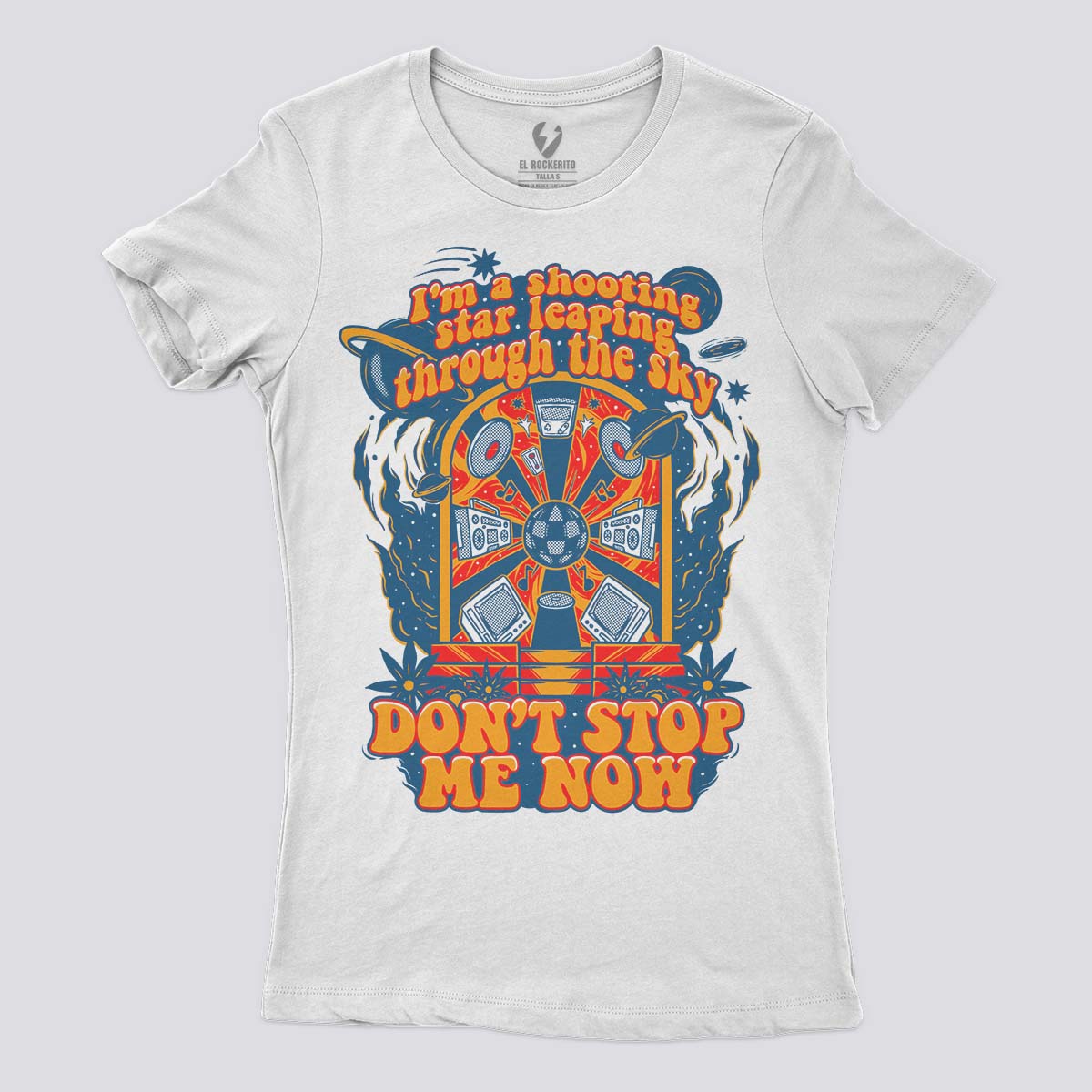 Playera Don't Stop Me Now Queen Dama