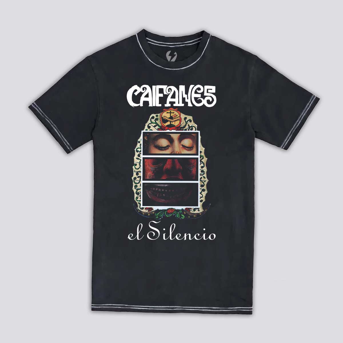 Playera Pigment Wash Caifanes | El Silencio