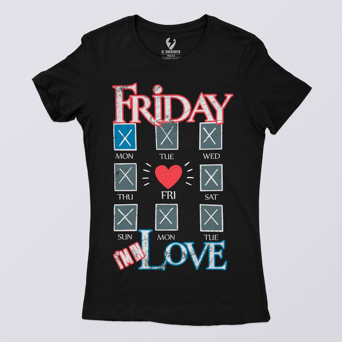 Playera The Cure Dama Friday Im in Love Boys dont cry El Rockerito