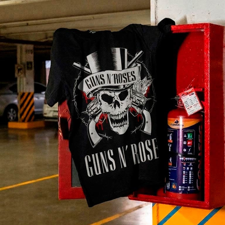 Playera Guns N' Roses | Top Hat Skull