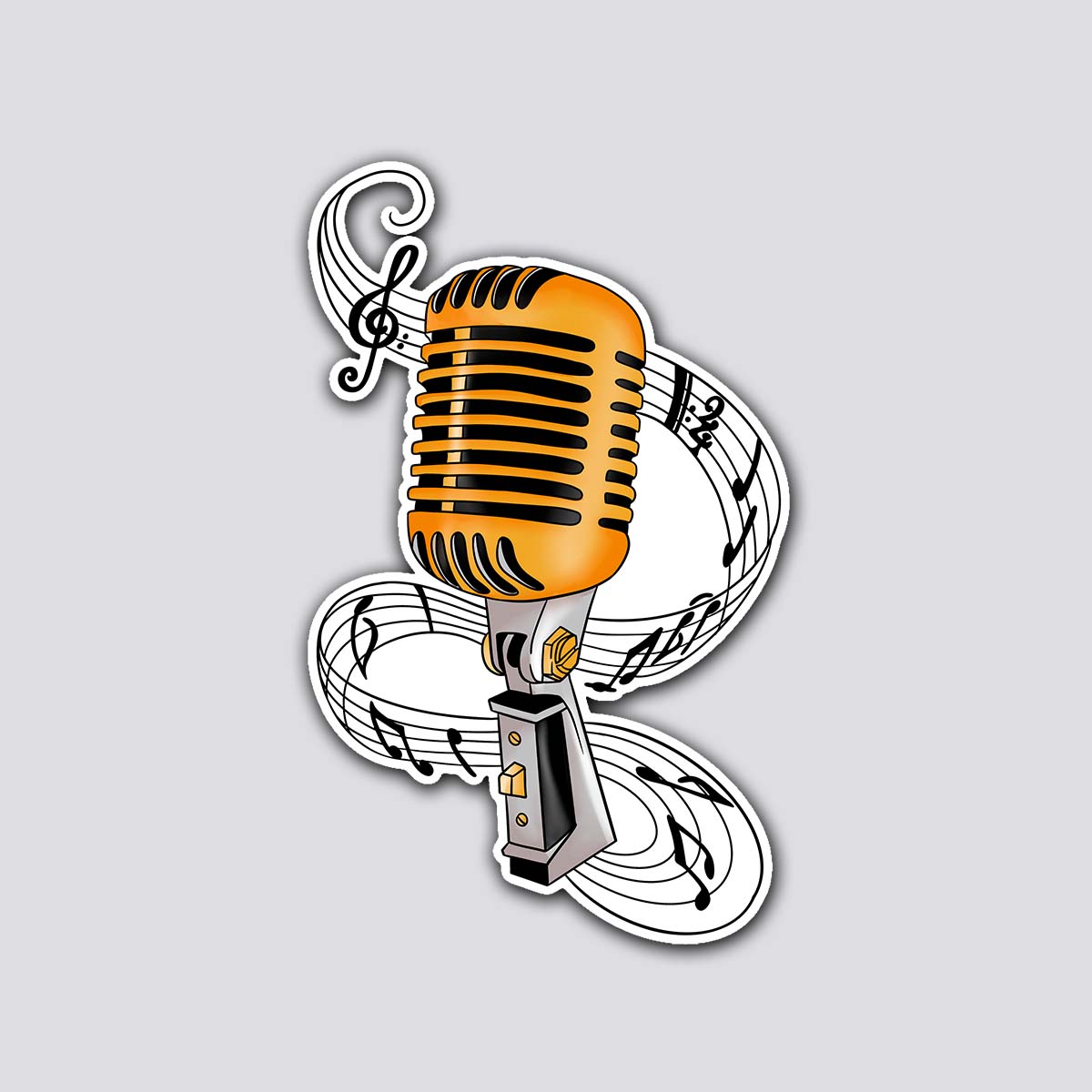 Sticker Vocalista