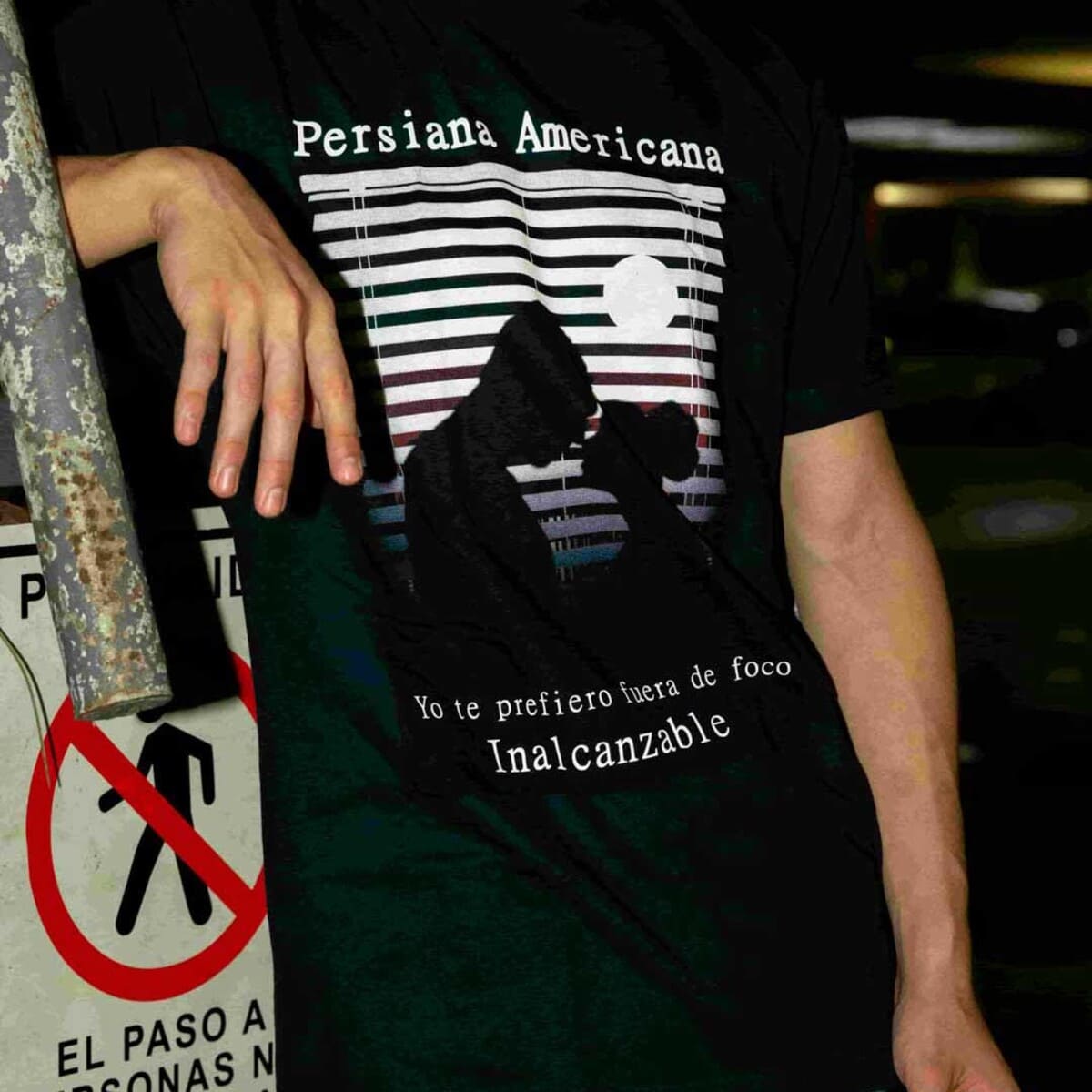 Playera algodón Persiana americana Soda Stereo El Rockerito