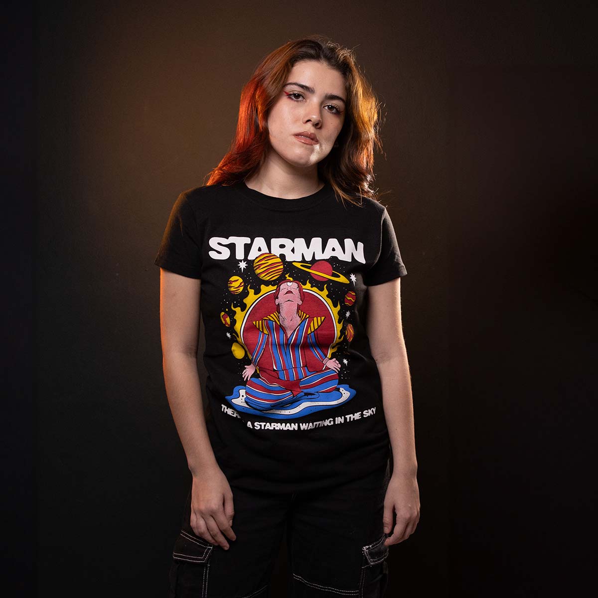 Playera Starman David Bowie Dama