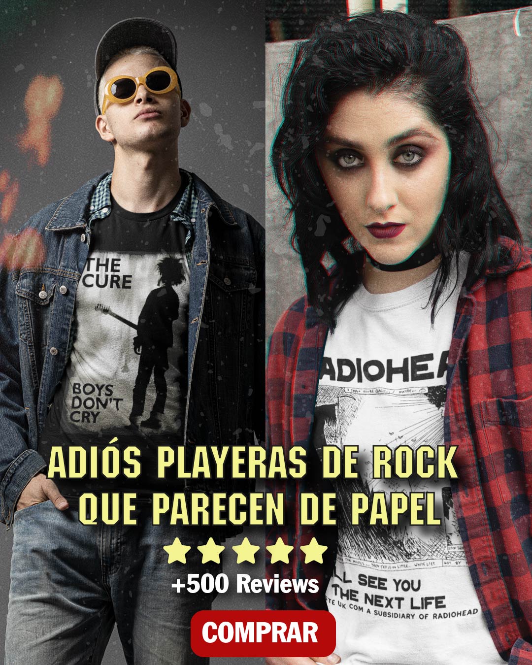 Tienda De Playeras De Rock El Rockerito