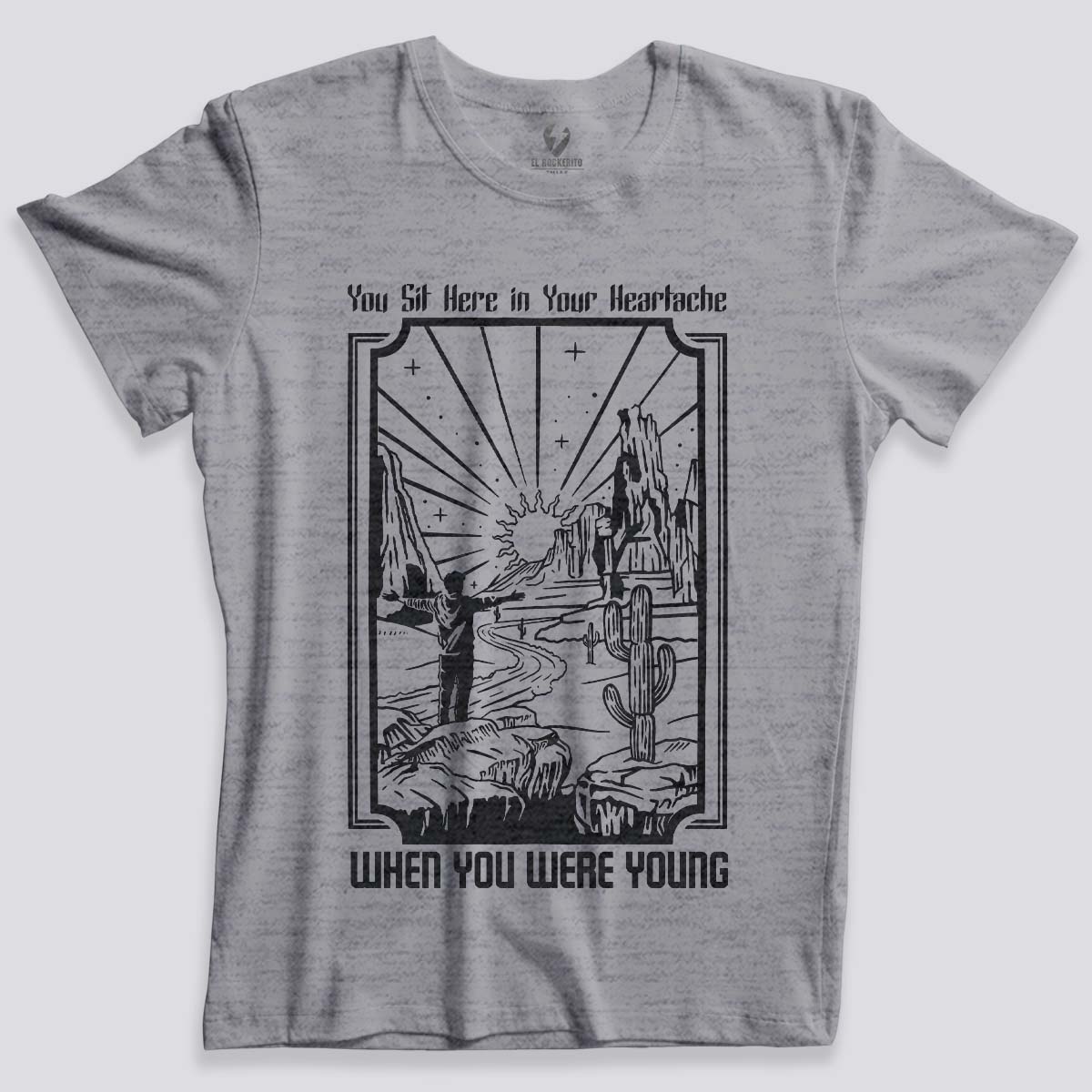 Playera algodón gris The Killers When You Were Young Rock pop