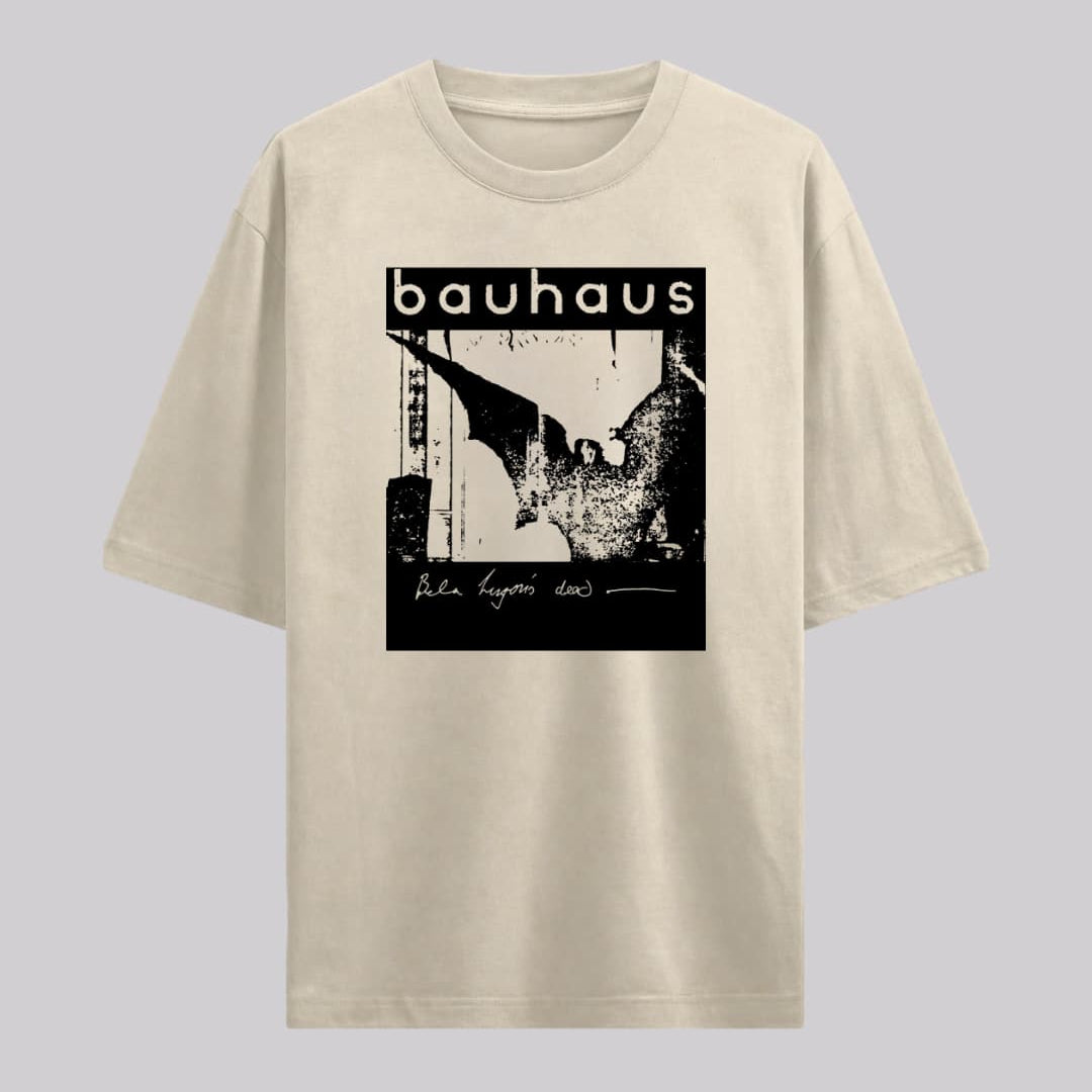 Playera Oversize Beige Personalizada: Tu Banda Aquí