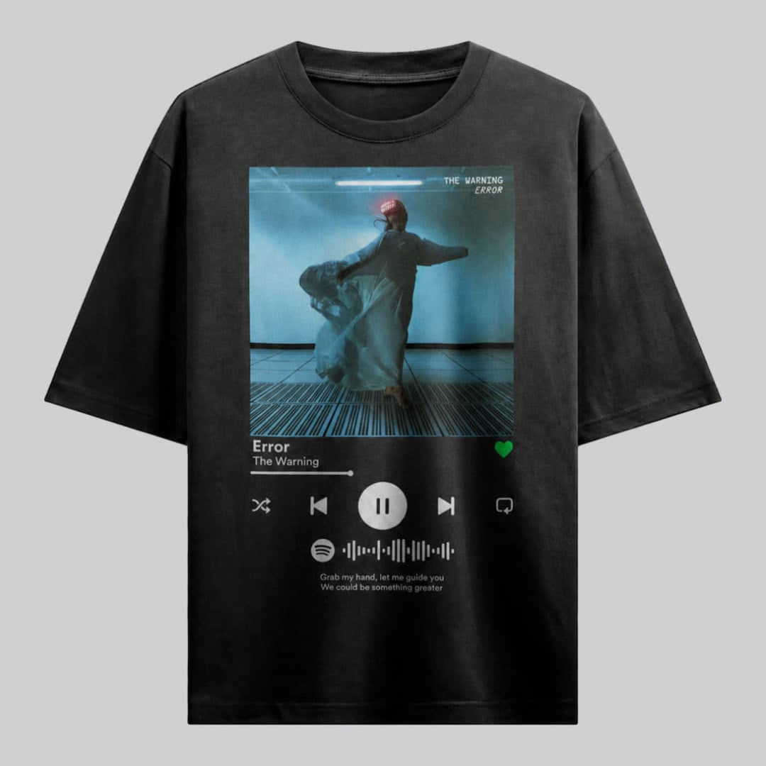 Playera Oversize Personalizada: Tu Canción Aquí