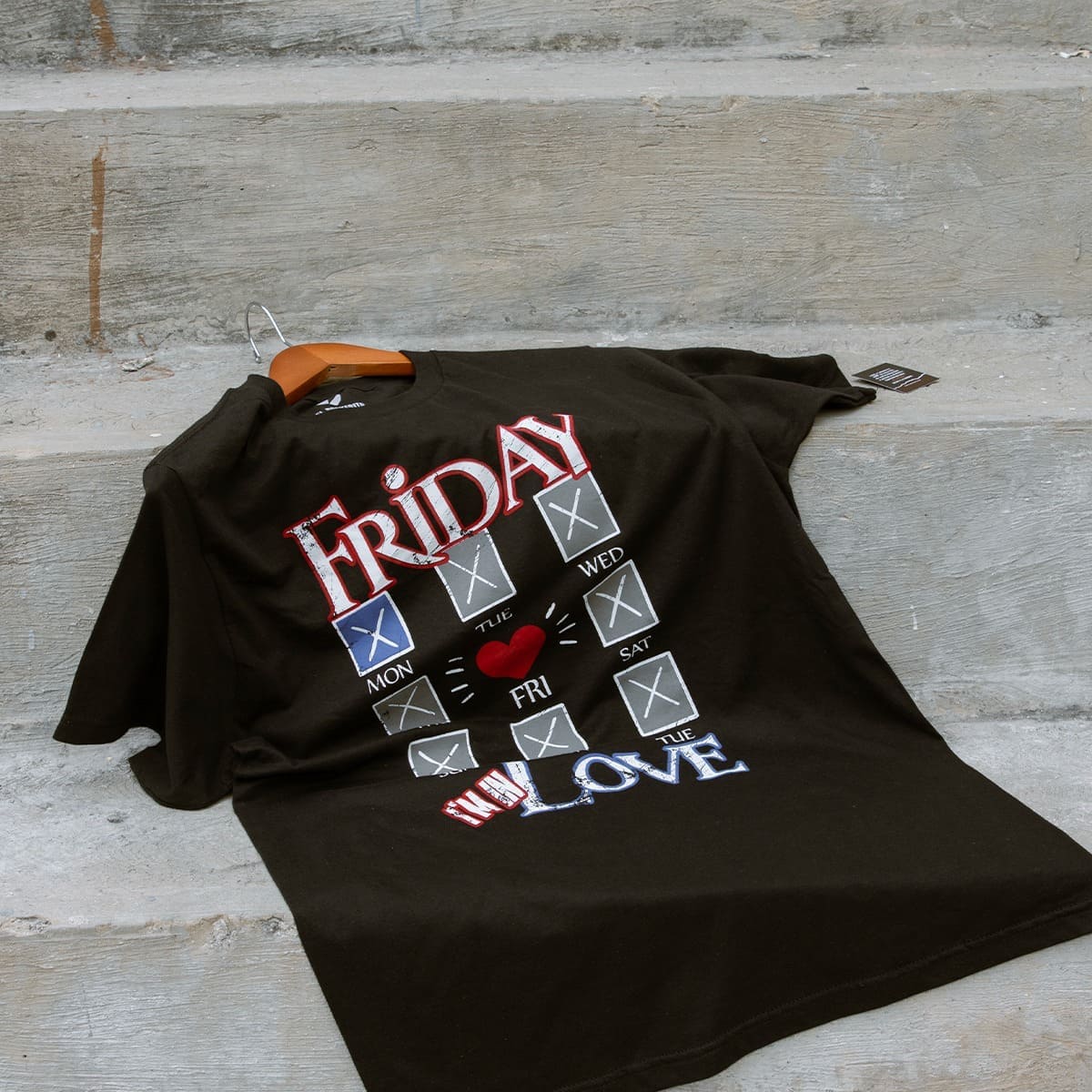 Playera algodón negra The Cure Friday I´m in Love rock 