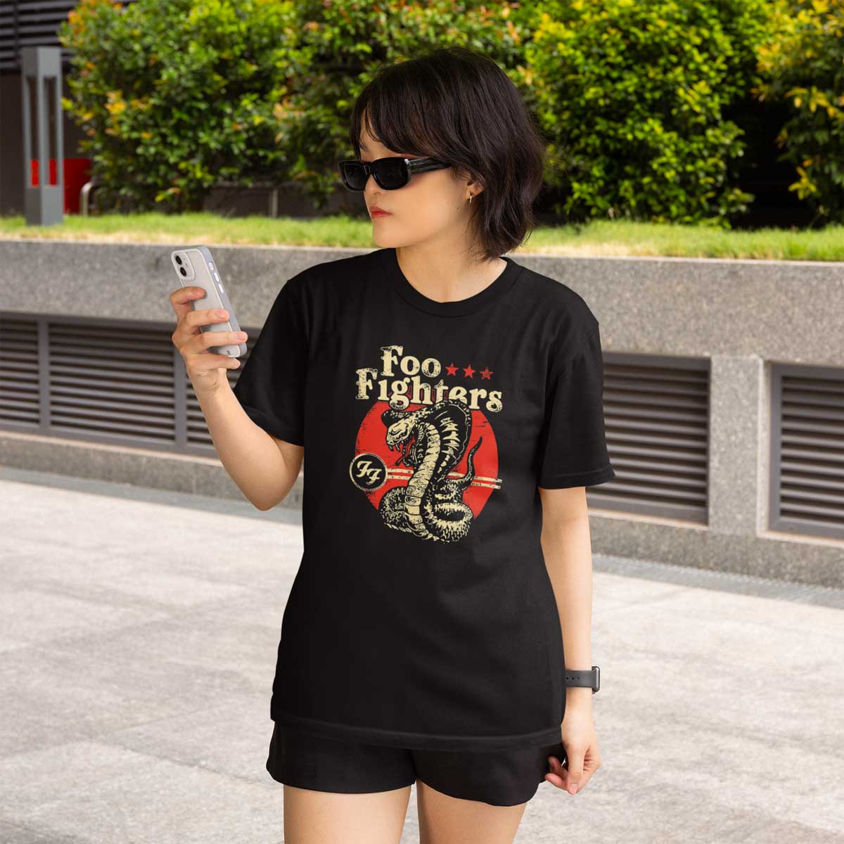 Playera Foo Fighters Snake