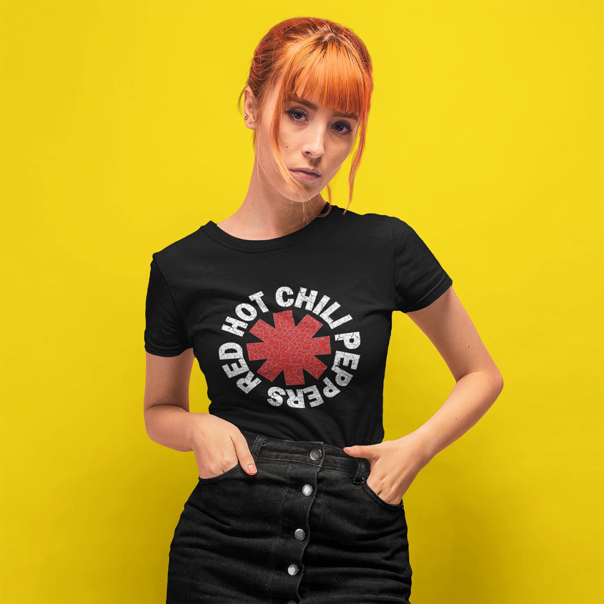 Playera Red Hot Chilli Peppers Logo