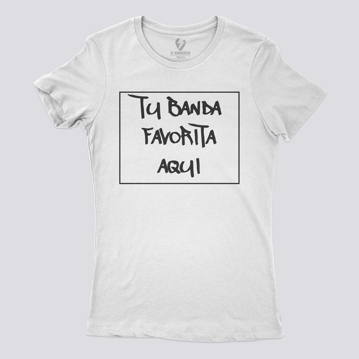 Playera Personalizada: Tu Banda Aquí Dama